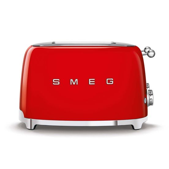 Smeg Tostapane 4 scomparti 50&#039;s Style, rosso lucido – TSF03RDEU