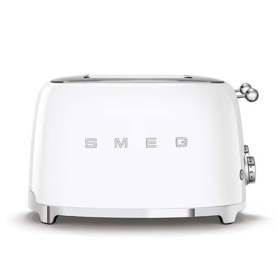 Smeg Tostapane 4 scomparti 50&#039;s Style, bianco lucido – TSF03WHEU