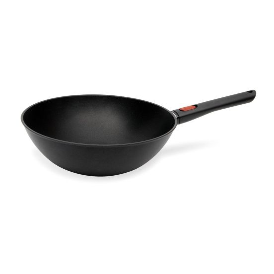 Wok in alluminio antiaderente per induzione, con manico, Eco lite, diam. 30cm