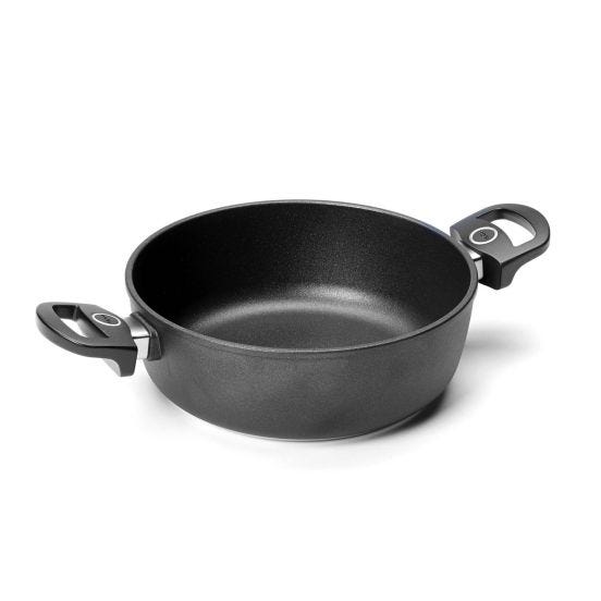 Titan Best non-stick cast aluminum casserole dish for induction, with two handles, diam. 28cm