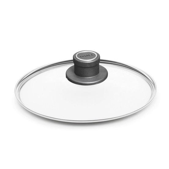 Coperchio universale tondo in vetro completo Woll, diam. 28cm
