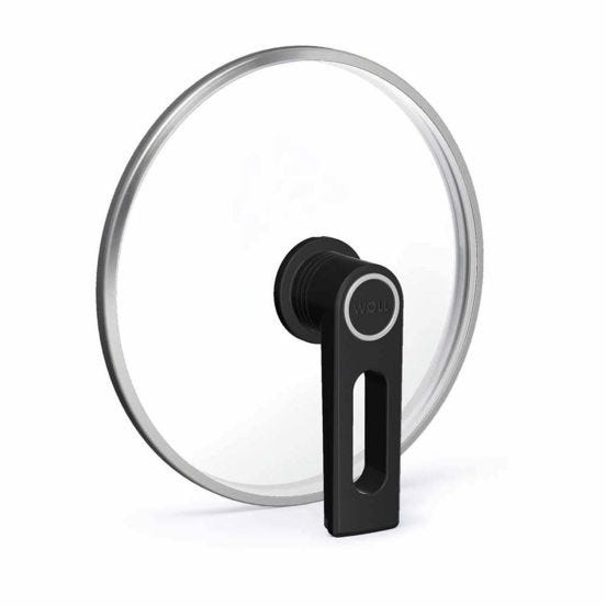 Coperchio in vetro universale completo Woll Smart, diam 28cm