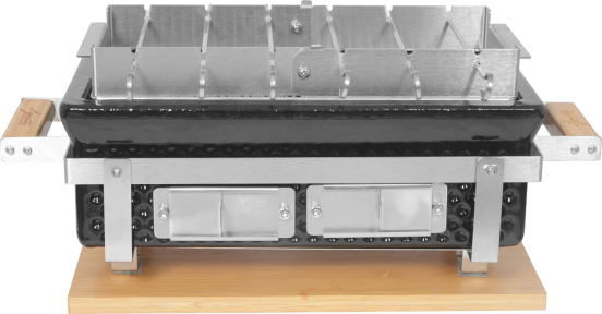 Agnelli Rectangular Hibachi Tabletop Barbecue