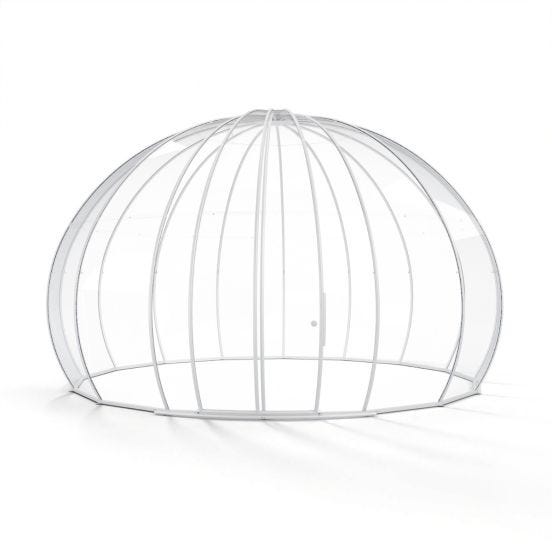 Bolla 600 Up Solaris - Igloo trasparente per arredo outdoor, 21,22 mq