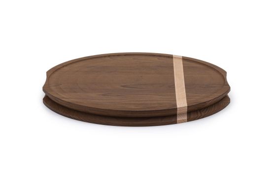 Luchetti round wooden cutting board, diam. 40cm