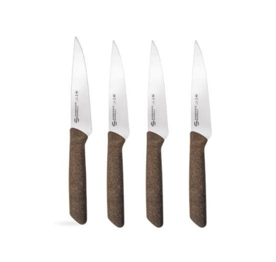Steak Knife Set, 13cm Micro-serrated Blade, 4-Piece Set