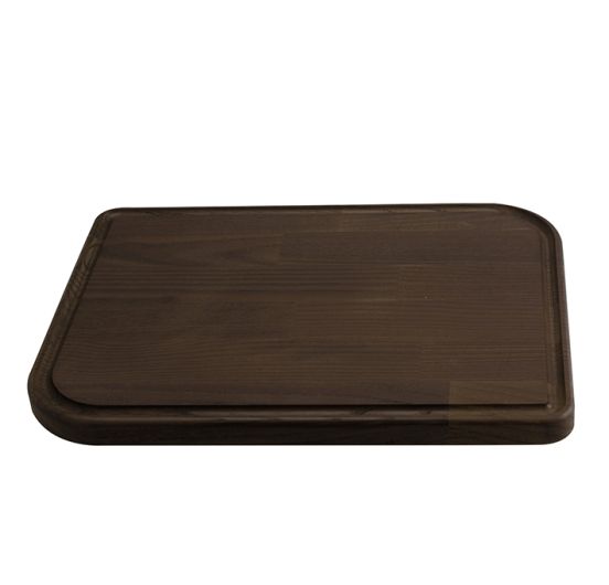 Legnoart Rialto L cutting board with sauce collecting groove and non-slip feet, 37x28 cm, h.2.2 cm