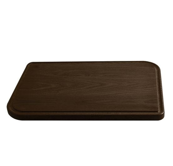 Legnoart Rialto XL cutting board with sauce collecting groove and non-slip feet, 45x30 cm, height 2.2 cm.