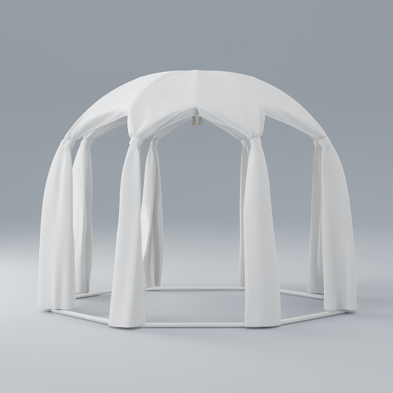 Bolla 300 Liberty Solaris - Igloo trasparente per arredo outdoor, 4,52 mq