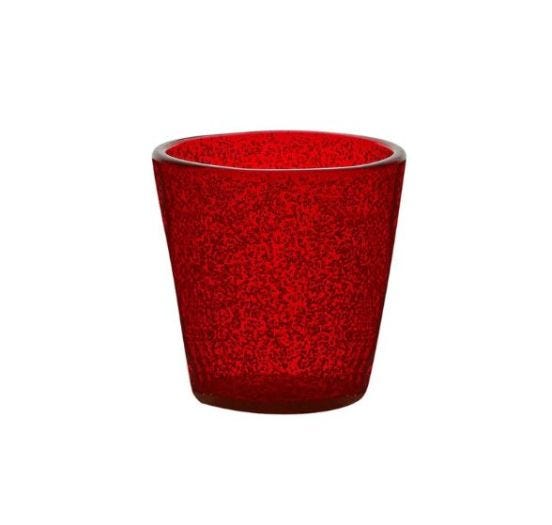 Bicchiere Shot Memento Synth metacrilato,Rosso 6 pezzi