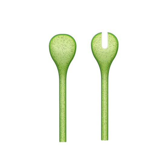 Posate da insalta Memento Synth metacrilato, Lime