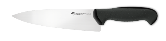 Coltello Trinciante cuoco linea Tecna di Sanelli Ambrogio, lama cm 16, manico nero
