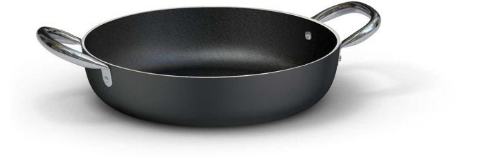 Tegame Ballarini in alluminio antiaderente con maniglie in acciaio inox