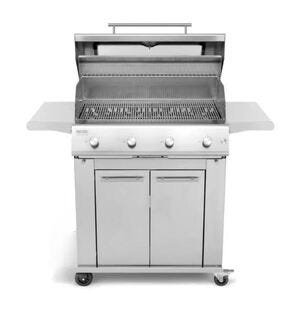 barbecue a metano pianeta grill 4 fuochi con carrello