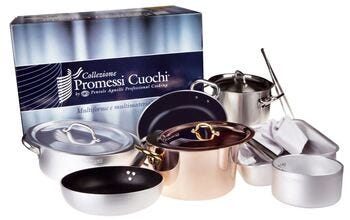 batteria di pentole agnelli collezione promessi cuochi